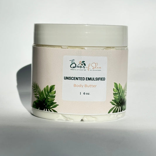 Unscented -Emulsified Body Butter